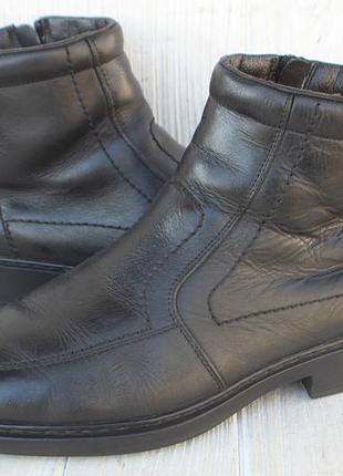 М'які полегшені зимові черевики rieker шкіра німеччина 42р ботинки