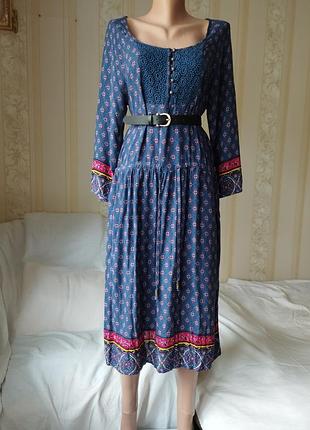 Синя міді сукня, yessica, 🤩