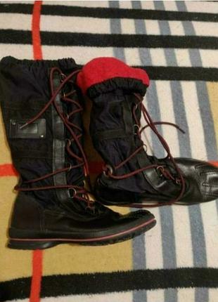 Чоботи високі сапоги tommy hilfiger