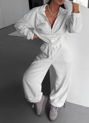 Стильний костюм фліс полар