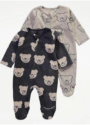 Флисовые человечки на молнии джордж