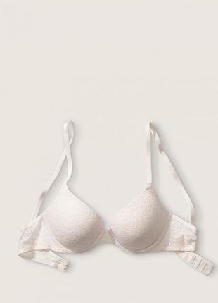 Бюстгальтер victoria's secret pink wear everywhere push-up white