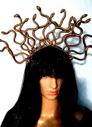 Медуза горгона ободок с змеями косплей маскарад+подарок