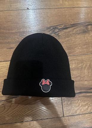 Шапка чорна міккі мінні маус дісней one size disney