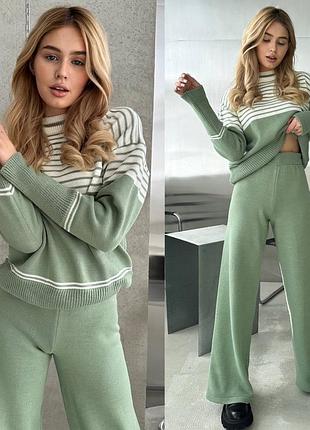 Костюм фабричная мелкая машинная вязка турция💞