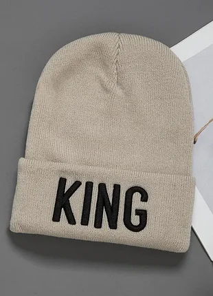 Мужская / женская / унисекс зимняя шапка king