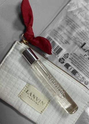 Подарунковий набір парфумована вода lanvin modern princess 7.5ml і текстильна косметичка