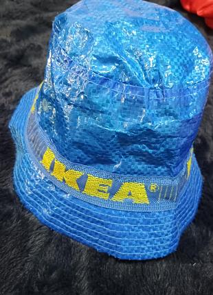 Панамка ikea knorva сине желтая