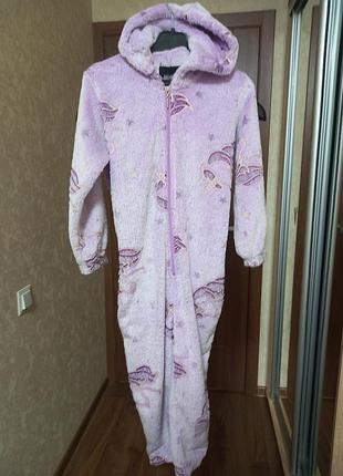 Слип комбинезон пижама домашней одежды единорог