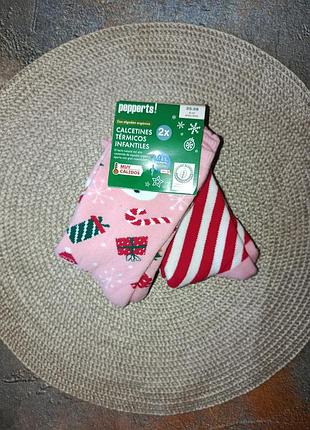 Шкарпетки махрові, термо носки на дівчинку 8-10 років ( розмір 35-38).