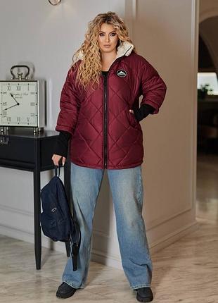 Зимова куртка на хутрі