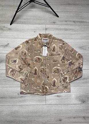 New vintage jacket guess cowboys monogram, розмір л
