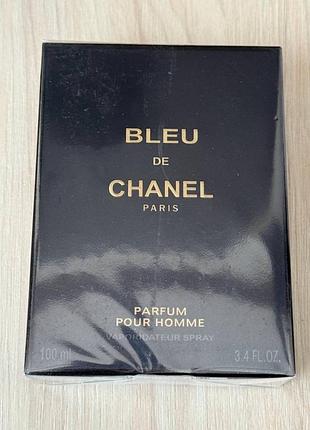 Chanel bleu de chanel parfum 100 ml. шанель блю де шанель парфюм 100 мл.