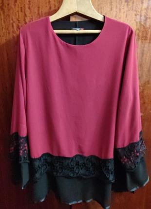 Вечірня блузка, мереживо, рішельє.