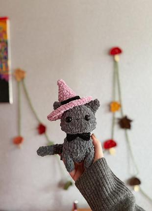 Плюшева іграшка відьомський котик