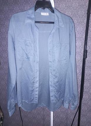 Коттоновая рубашка lacoste