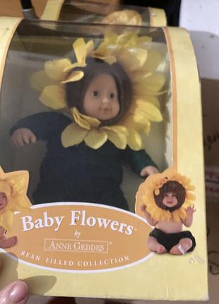 Лялька соняшник anne geddes flowers анна енн геддес пупс