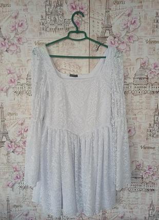 Белое красивое платье женское