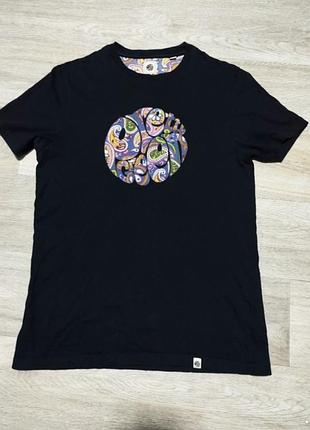 Футболка мужская pretty green чёрная с принтом размер м