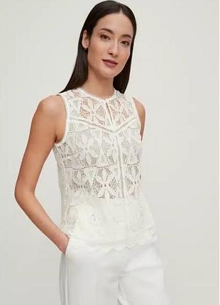 Брендовая кружевная блузочка