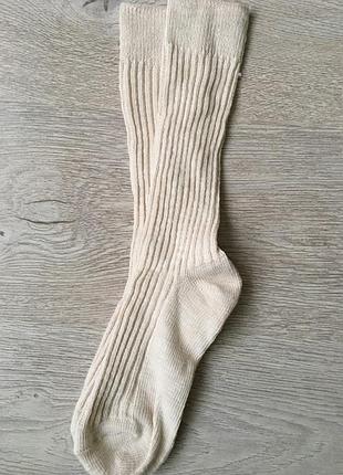 Бавовняні в’язані гольфи в рубчик