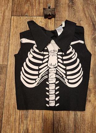 Карнавальная жилетка склет