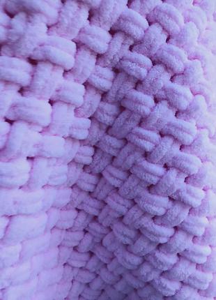 Плюшевый теплый пледик в детскую кроватку или тележку