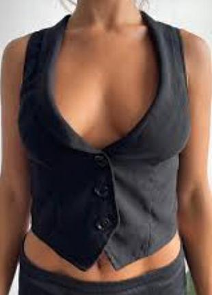 Жилет жилетка костюмка m/l(12)