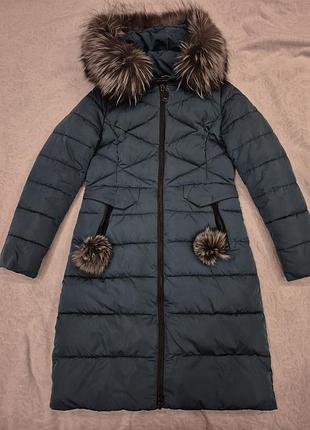 Зимове пальто пуховик
