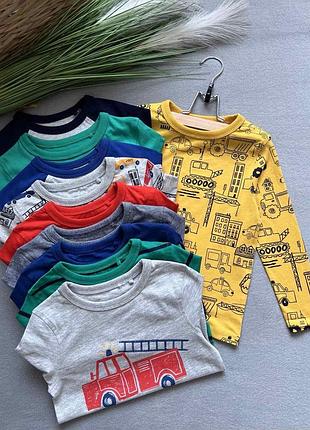 Лонгсліви,котрнові для хлопчиків george 92 см.,98 см.✨