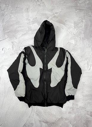 Чоловіча зимова куртка reflective black/grey