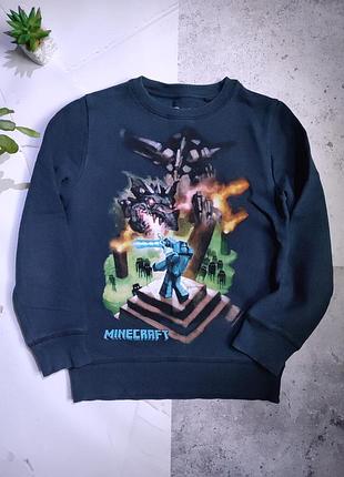 Теплый свитшот minecraft