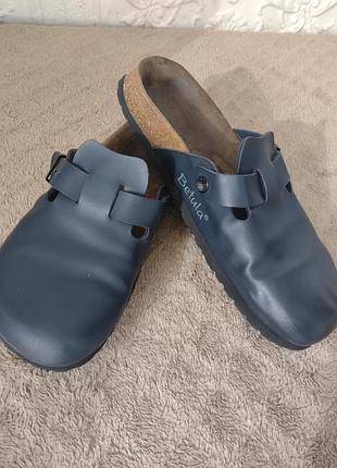 Ортопедические шлепанцы betula birkenstock 41 раз. стелька 26,5 см.