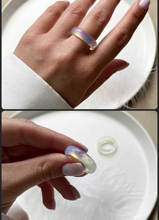 Кольцо лунний місячний камінь