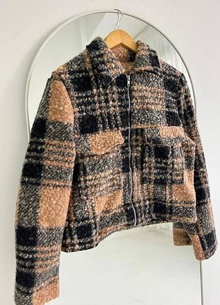 Женский бомбер букле на трикотажной основе мод.4219