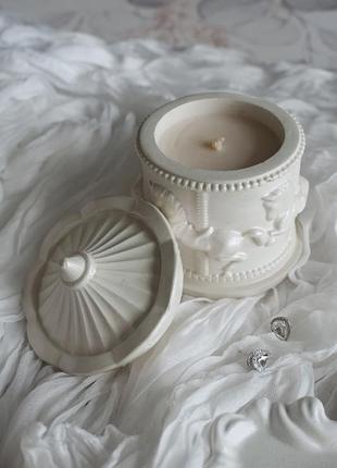 Подарункова свічка ароматична ручної роботи