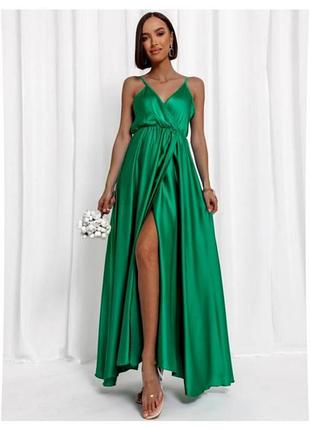 Нове, плаття, сукня, довге, атласне