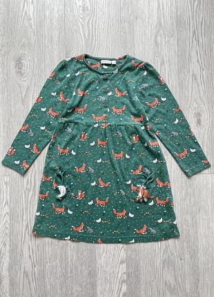 Крута сукня jojo maman 5-6 років, заміри на фото