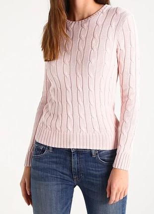 Polo ralph lauren  женский вязаный свитер-джемпер с классическим вырезом