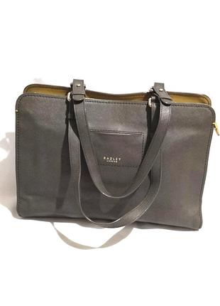 Radley london cумка тоут кожа сафьяно /13208/