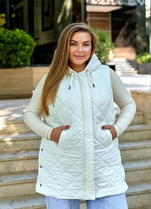 Жилетка стеганая модель 25043