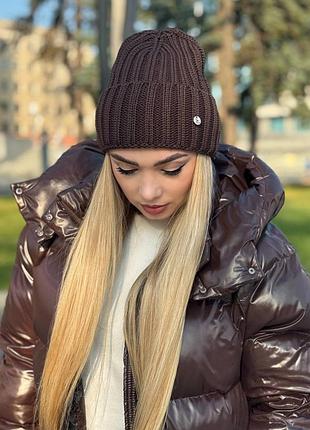 Шапка шоколад