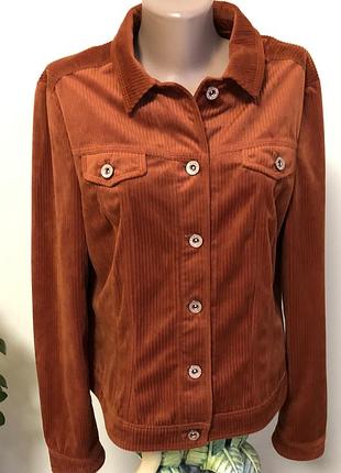 Вельветова   курточка - піджак , розмір 47-48.