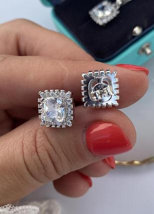 💎new💎брендовые серебреные серьги ♥️♥️♥️с логотипом тиффани