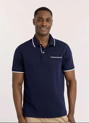 Темно-синє поло u.s. polo assn