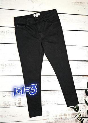 1+1=3 фирменные черные зауженные джинсы скинни средняя посадка dorothy perkins, размер 46 - 48