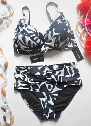 Супервой раздельный купальник в орнамент пуш ап peacocks 🌺💜🌺