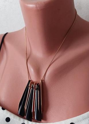 Металическое массивное ожерелье с гематита и пластин indulgence(43 см)