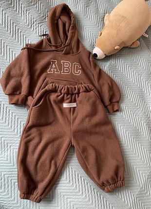 Флісовмй костюм 74-98 розмір