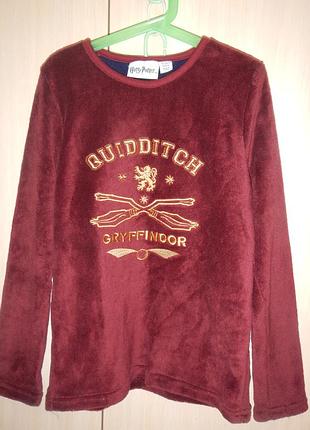 Флисовая пижамная кофта harry potter р.152см(11-12роков)